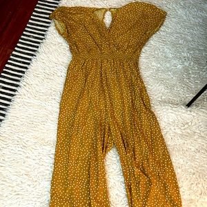 Jumpsuit, polka dot, Size XL